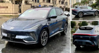 IM LS7 รถยนต์ครอสโอเวอร์ไฟฟ้า 100% จากจีน ดีไซน์คล้าย Aston Martin DBX หลุดก่อนบุกตลาดปี 2023