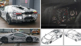 ภาพสิทธิบัตรผู้สืบทอดของ Lamborghini Aventador มาพร้อมขุมพลังไฮบริด พ่วงเครื่องยนต์ V12 คาดเปิดตัวปีนี้