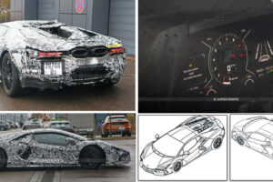 ภาพสิทธิบัตรผู้สืบทอดของ Lamborghini Aventador มาพร้อมขุมพลังไฮบริด พ่วงเครื่องยนต์ V12 คาดเปิดตัวปีนี้