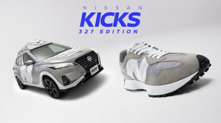 Nissan จับมือ New Balance แปลงโฉม Kicks e-Power 4WD เป็น Sneaker รุ่น 327