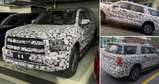 ภาพหลุด Haval รหัส P04 รถยนต์ SUV ขนาดใหญ่ คู่แข่ง Land Cruiser ก่อนเปิดตัวปีนี้