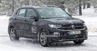 หลุดภาพ Volkswagen T-Cross รุ่นใหม่ ขณะทดสอบ คาดเปิดตัวปลายปีนี้