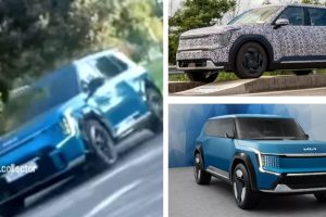 2024 KIA EV9 รถ SUV ไฟฟ้าระดับเรือธง หลุดขณะถ่ายวิดีโอโปรโมท ก่อนเปิดตัวเร็ว ๆ นี้