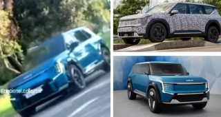 2024 KIA EV9 รถ SUV ไฟฟ้าระดับเรือธง หลุดขณะถ่ายวิดีโอโปรโมท ก่อนเปิดตัวเร็ว ๆ นี้