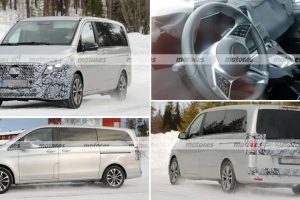 Mercedes-Benz V-Class รุ่นใหม่ เผยภาพ Spyshot ขณะทดสอบ ก่อนเปิดตัวช่วงฤดูร้อนปีนี้