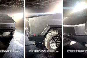 หลุดคลิป Tesla Cybertruck โหมด Off-Road ช่วงล่างยกสูง