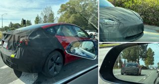 Tesla Model 3 "Project Highland" หลุดขณะทดสอบ ก่อนเปิดตัวปลายปีนี้