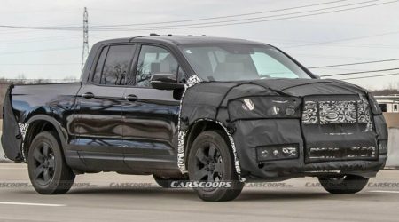 ภาพหลุด Honda Ridgeline ปี 2024 ขณะทดสอบในอเมริกา