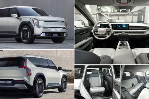 เผยโฉม KIA EV9 รถ SUV ไฟฟ้า ระดับเรือธง ดีไซน์ใกล้เคียง Concept Car เบาะนั่งแถว 2 หมุนได้ 180 องศา