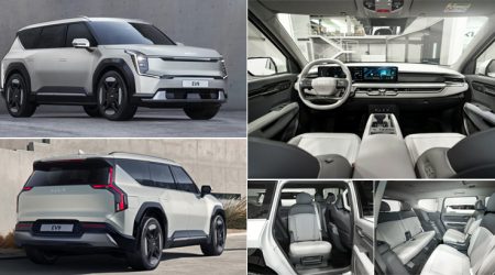 เผยโฉม KIA EV9 รถ SUV ไฟฟ้า ระดับเรือธง ดีไซน์ใกล้เคียง Concept Car เบาะนั่งแถว 2 หมุนได้ 180 องศา