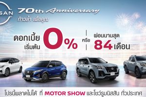 NISSAN ส่งโปรโมชั่นใหญ่ลุยงาน Motor Show 2023