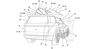 Ford ยื่นจดสิทธิบัตรประตู Gullwing แบบปีกนก เปิดด้านเดียว