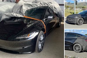 ภาพหลุด Tesla Model 3 โฉมใหม่ คาดเปิดตัวไตรมาส 3 ปีนี้