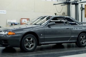 Skyline GT-R R32 ที่ Nissan จะดัดแปลงให้เป็นรถยนต์ไฟฟ้า R32 EV