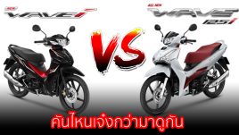 รีวิว เปรียบเทียบ 2023 Honda Wave 110i VS Honda Wave 125i ต่างกันอย่างไร