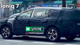 2024 Hyundai Ioniq 7 รถ SUV ไฟฟ้า รุ่นใหม่ ถูกพบขณะทดสอบเป็นครั้งแรก