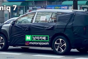 2024 Hyundai Ioniq 7 รถ SUV ไฟฟ้า รุ่นใหม่ ถูกพบขณะทดสอบเป็นครั้งแรก
