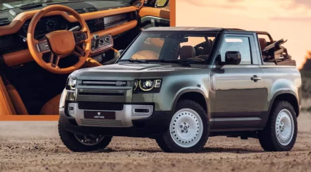 Land Rover Defender เปิดประทุน ตัดหลังคาออก