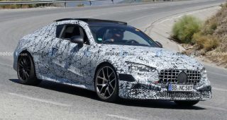Mercedes-AMG CLE 63 ปี 2024 ถูกพบขณะทดสอบทำความเร็วรอบที่ Nurburgring