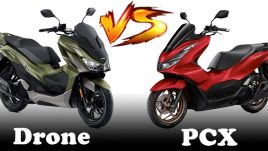 รีวิว เปรียบเทียบ Honda PCX 160 VS GPX DRONE