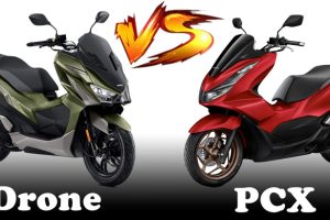 รีวิว เปรียบเทียบ Honda PCX 160 VS GPX DRONE