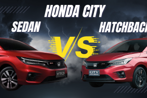 รีวิว เปรียบเทียบ 2023 Honda City Hatchback VS Honda City Sedan