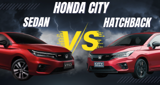 รีวิว เปรียบเทียบ 2023 Honda City Hatchback VS Honda City Sedan
