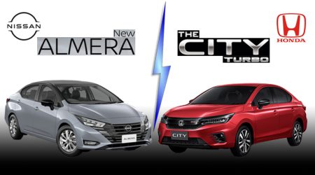 รีวิว เปรียบเทียบ 2023 Nissan Almera VS Honda City Turbo RS