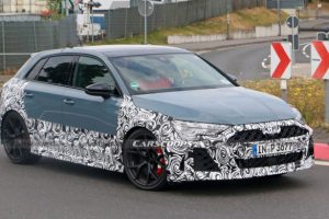 Audi RS3 Sportback ปรับดีไซน์ใหม่ โผล่ทดสอบที่เยอรมัน
