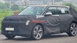 KIA EV4 รถ SUV ไฟฟ้า ขนาดกะทัดรัด โผล่ทดสอบในเกาหลีใต้ อาจเปิดตัวในเร็ว ๆ นี้