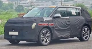 KIA EV4 รถ SUV ไฟฟ้า ขนาดกะทัดรัด โผล่ทดสอบในเกาหลีใต้ อาจเปิดตัวในเร็ว ๆ นี้
