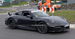 Porsche 911 GTS ใหม่ ขุมกำลังไฮบริด พร้อมชุด Aero Package ถูกพบขณะทดสอบในเยอรมนี