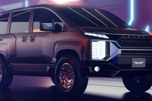 Mitsubishi Delica D:5 ร่างแต่ง "Vrarva Orcus" สไตล์ Sci-Fi Robocop