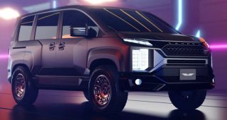 Mitsubishi Delica D:5 ร่างแต่ง "Vrarva Orcus" สไตล์ Sci-Fi Robocop