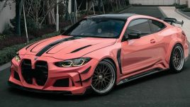 BMW M4 ชุดแต่ง Widebody จาก DarwinPRO เจ้าเสือสีชมพู