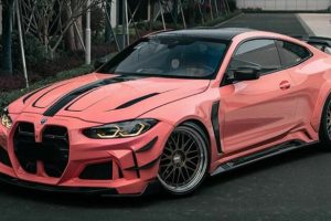 BMW M4 ชุดแต่ง Widebody จาก DarwinPRO เจ้าเสือสีชมพู