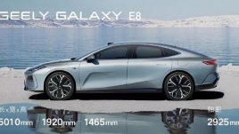 ภาพ Official และข้อมูล Geely Galaxy E8 รถยนต์ไฟฟ้ารุ่นใหม่ ที่กำลังจะเปิดตัวเร็ว ๆ นี้