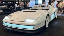 Ferrari Testarossa ร่างคัสตอมโรดสเตอร์ไฟฟ้า โชว์ตัวในอเมริกา