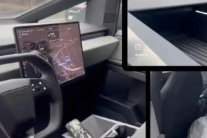 ภายในของ Tesla Cybertruck ถูกเผย ก่อนเปิดตัว