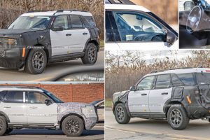 2025 Ford Bronco Sport ใหม่ เผยภาพหลุดขณะทดสอบ ทั้งภายนอก และภายในห้องโดยสาร