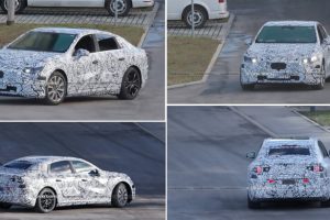 Mercedes-Benz C-Class EV (EQC) ว่าที่คู่แข่ง Tesla Model 3 โผล่ทดสอบครั้งแรก คาดเปิดตัวปลายปี 2024