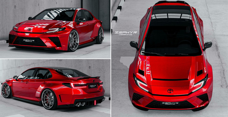 Toyota Camry Widebody ปี 2025 จาก Zephyr Designz - รถใหม่ 2024