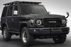 Toyota Land Cruiser 70 รุ่นพิเศษ สีดำด้านแต่งออฟโรด เตรียมโชว์ตัวที่งาน Tokyo Auto Salon เร็ว ๆ นี้
