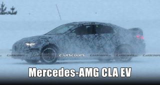 Mercedes-AMG CLA เวอร์ชันไฟฟ้า 100% ถูกพบขณะทดสอบครั้งแรก
