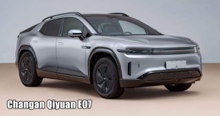 Changan Qiyuan E07 รถ SUV ไฟฟ้า รุ่นผลิตจริงของ CD701 ที่หลังคาท้ายปรับเป็นรถกระบะได้