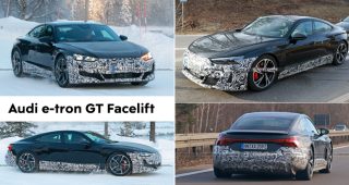 Audi e-tron GT รุ่นปรับโฉม Facelift ขณะทดสอบล่าสุด อาจเปิดตัวเร็วๆ นี้