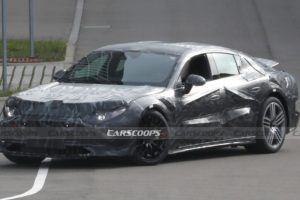 2026 Mercedes-AMG GT 4 ประตู EV ที่มาพร้อมขุมกำลัง 1,000 แรงม้า