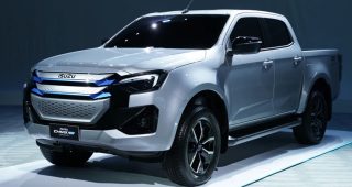 Isuzu D-Max EV Concept รถปิกอัพไฟฟ้าต้นแบบ ขุมพลัง 177 แรงม้า วิ่งได้ประมาณ 300 กม./ชาร์จ วางแผนผลิตที่ไทยปี 2025