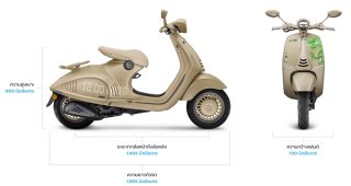 ใหม่ VESPA 946 DRAGON 2024 ราคา เวสป้า 946 ดราก้อน ตารางผ่อน-ดาวน์