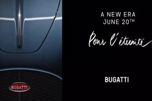 Bugatti เตรียมเปิดตัว Hypercar รุ่นใหม่ ขุมพลัง Hybrid เครื่องยนต์ V16 มอเตอร์ไฟฟ้า 3 ตัว 1,800 แรงม้า วันที่ 20 มิถุนายนนี้